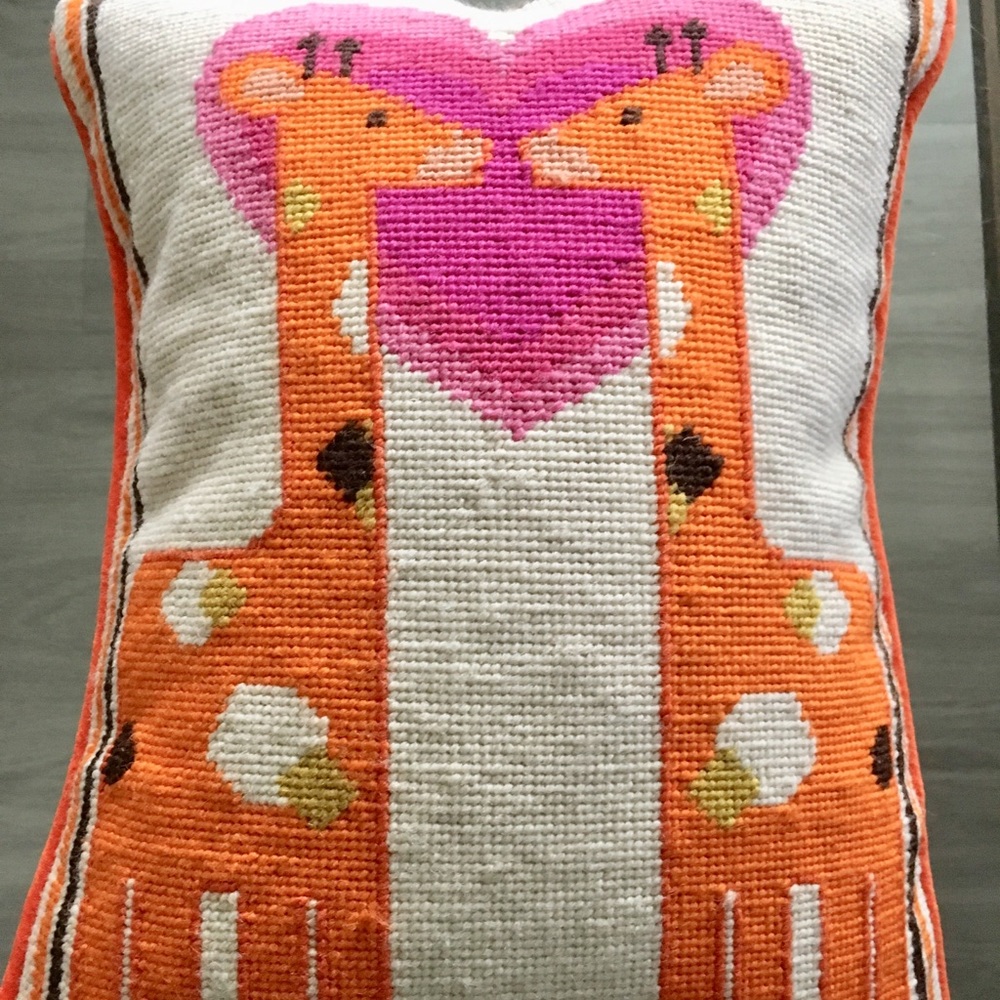 Authentic Jonathan Adler giraffe pillow